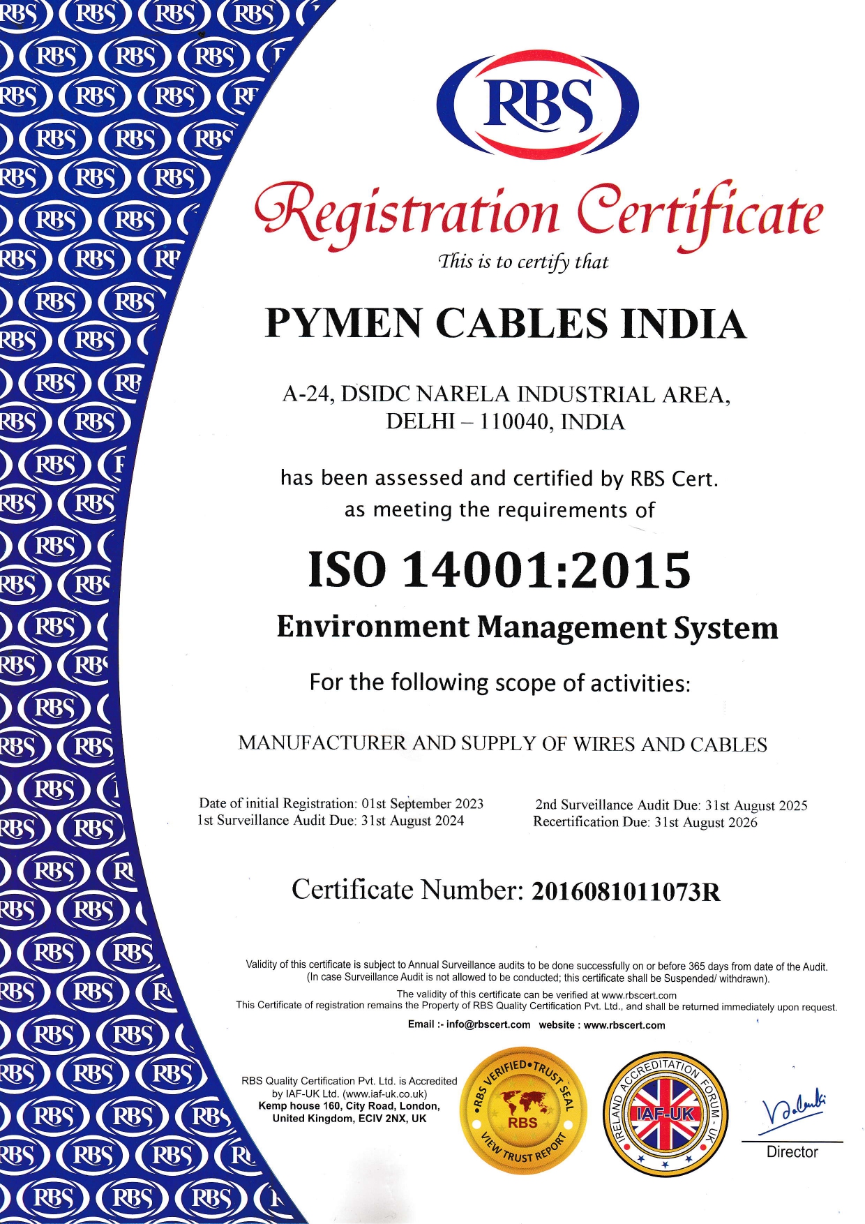 ISI Certificate